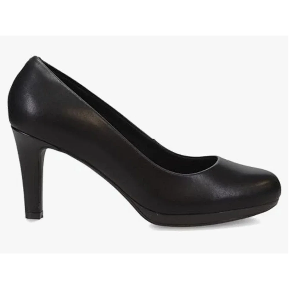 Clarks Adriel Viola Black Pumps Women's size 7.5, 9.5W, 10M - Picture 3 of 13